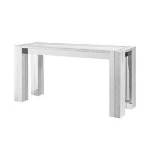 Milano Nickel Chrome Console Table