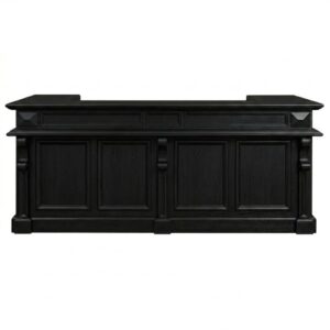 Marseille Black Oak Bar Cabinet
