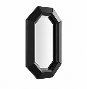 Charleston Black Wall Mirror 120cm