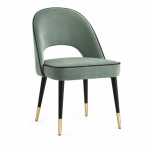 Lily Jade Velvet Gold Dining Chair