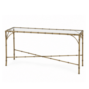 Victoria Brass Console Table