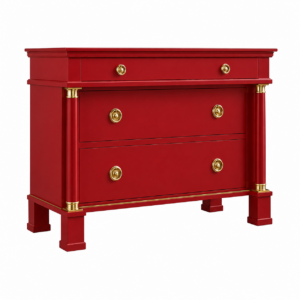 Turlington Rouge Ash Brass Dressing Cabinet