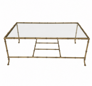 Victoria Antique Brass Coffee Table 120cm