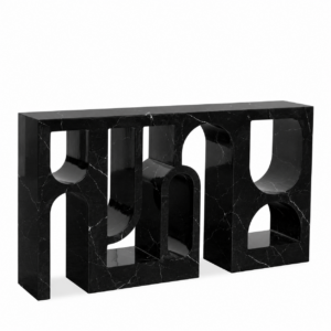 Lycoon Nero Marble Console 160cm