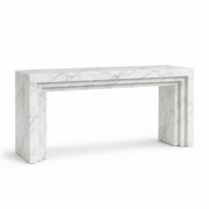Maitland Carrara Marble Console