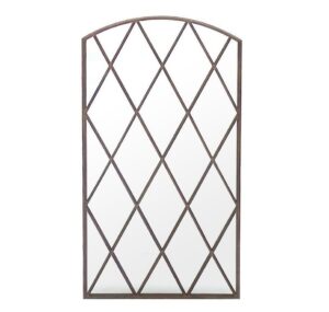Lana Antique Bronze Metal Wall Mirror