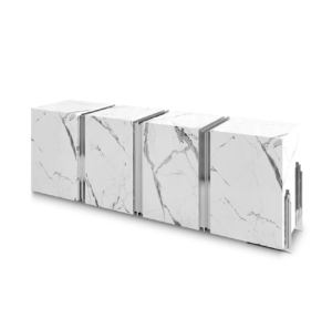 Empire Carrara Marble Nickel Buffet