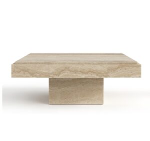 Sahara Light Travertine Low Coffee Table