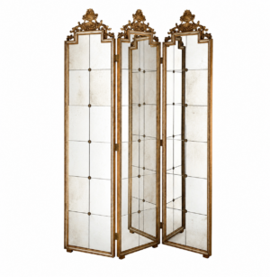 Palace Antique Gold Dressing Screen
