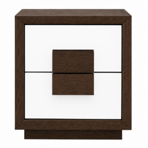 Parker Brown Oak Mirror Bedside