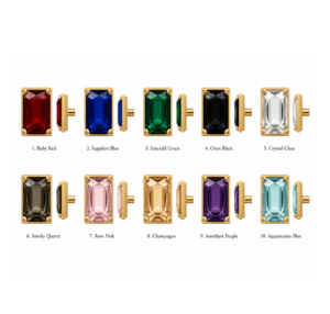 Avant Garde Crystal Brass Hardware