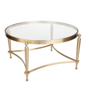 Jak Gold Glass Coffee Table