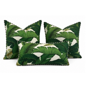Bahama Palm Linen Cushion Set