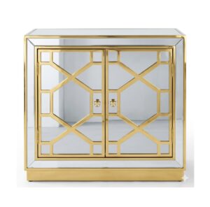 Kira Mirror Gold Cabinet
