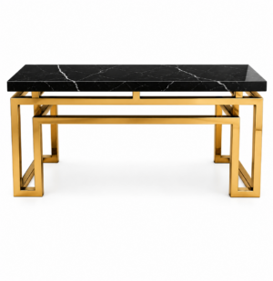 Kenzo Nero Marble Gold Console