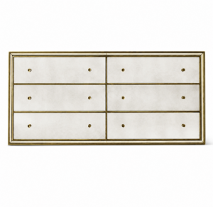 Beverley Antique Mirror Brass Dressing Cabinet