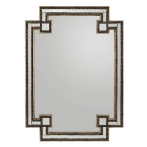 Compagne Antique Brass Wall Mirror