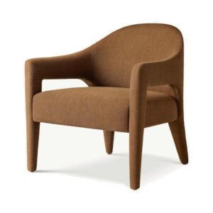 Escada Mocha Velvet Accent Chair