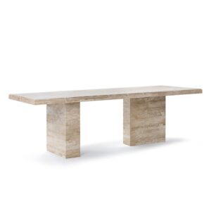 Benson Travertine Dining Table 250cm
