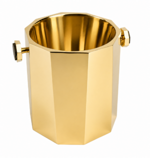 Martinique Brass Marble Wine Cooler