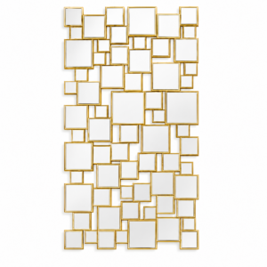 Cubano Gold Wall Mirror 250cm