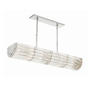 Longines Crystal Nickel Linear Chandelier
