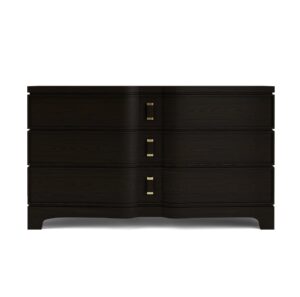 Lydia Black Ash Brass Dressing Cabinet