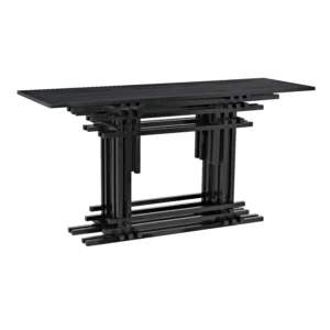 Craftsman Black Oak Console