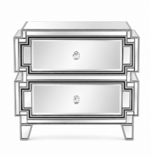Fretwork Antique Nickel Dressing Cabinet