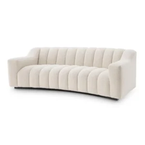 Rizolli Cream Boucle Sofa 235cm