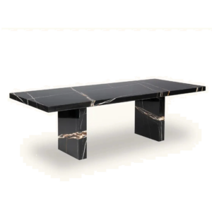 Italio Sahara Noir Marble Dining Table