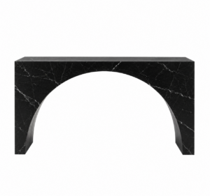 Arc Nero Marble Console