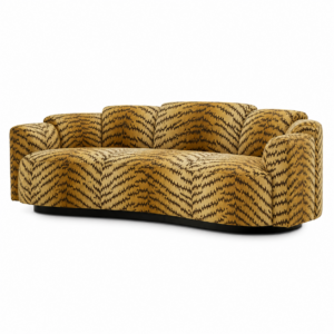 Martinique Tiger Velvet Sofa