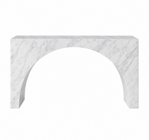 Arc Carrara Marble Console