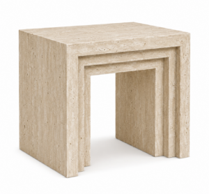 Maitland Travertine Sidetable
