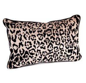Halston Leopard Chenille Rectangle Cushion 60cm