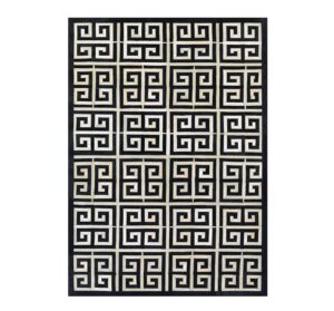Legacy Black Ivory Cowhide Rug