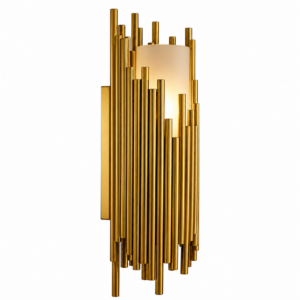 Clement Brass Glass Wall Light