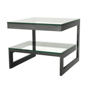 Bronson Bronze Glass Sidetable