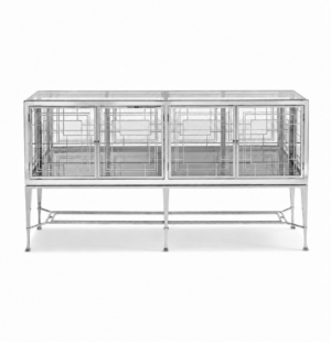 Whisper Chrome Glass Buffet