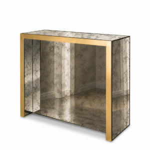 Archibald Antique Mirror Brass Bar