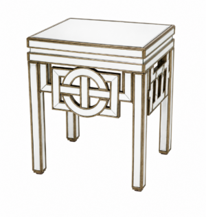 Imperial Bronze Mirror Sidetable