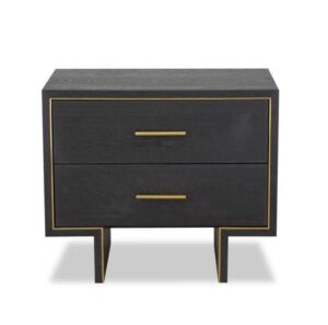 Safavieh Oak Brass Bedside Table