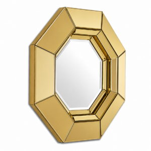 Charleston Gold Mirror 100cm