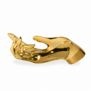 Muse Brass Hand Sculpture