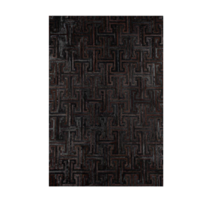 Eros Black Chocolate Cowhide Rug