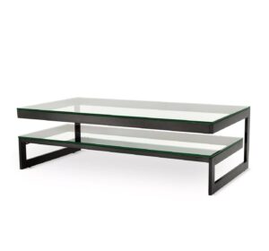 Bronson Bronze Glass Console Table