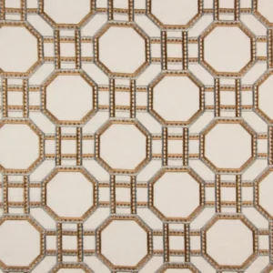 Garden Trellis Embroidery Linen