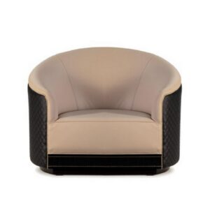 Castelorizo Beige Velvet Leather Sofa