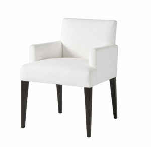 Atelier White Linen Dining Chair